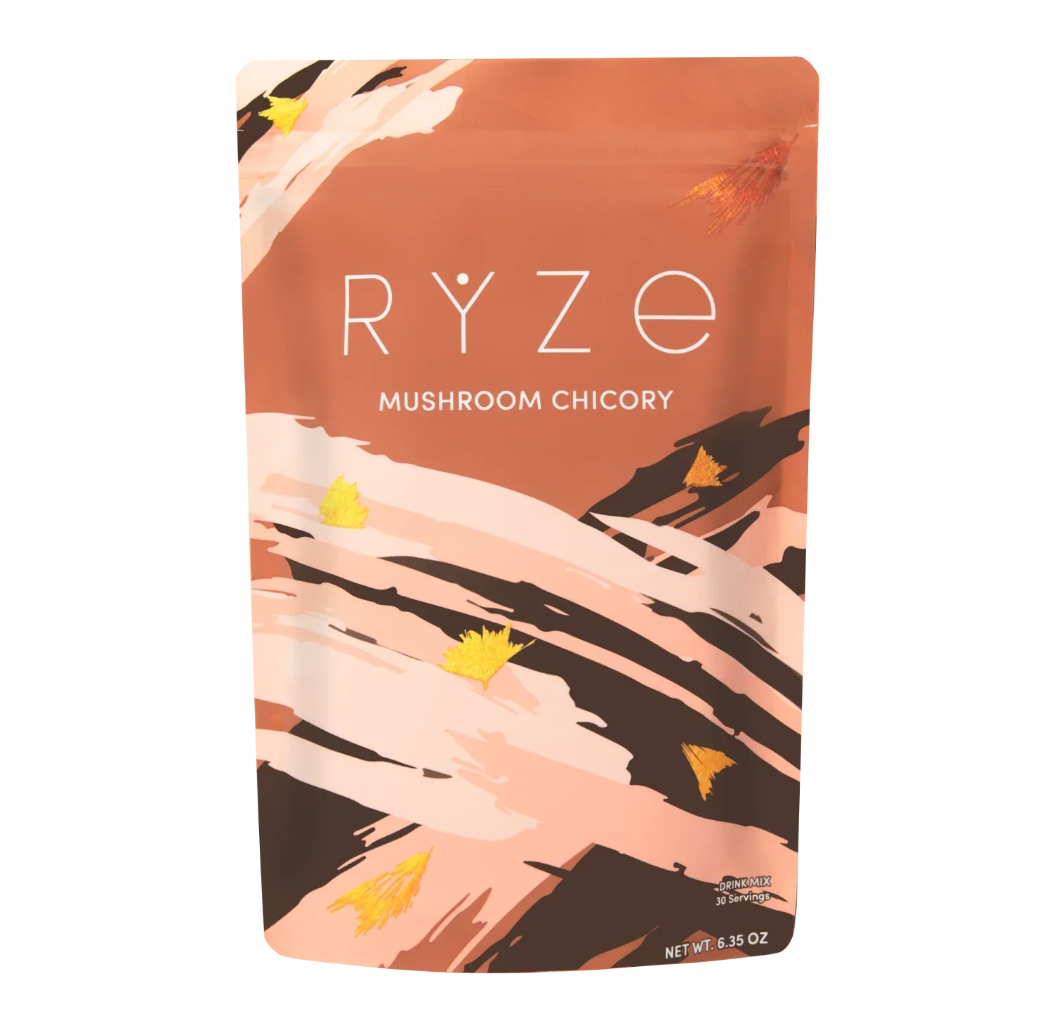 RYZE Mushroom Chicory Coffee – Caffeine-Free, 30 Servings