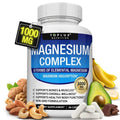 Toplux Magnesium Complex 1000mg – 8 Essential Magnesium Types for Muscle Health, Stress Relief, and Bone Support
