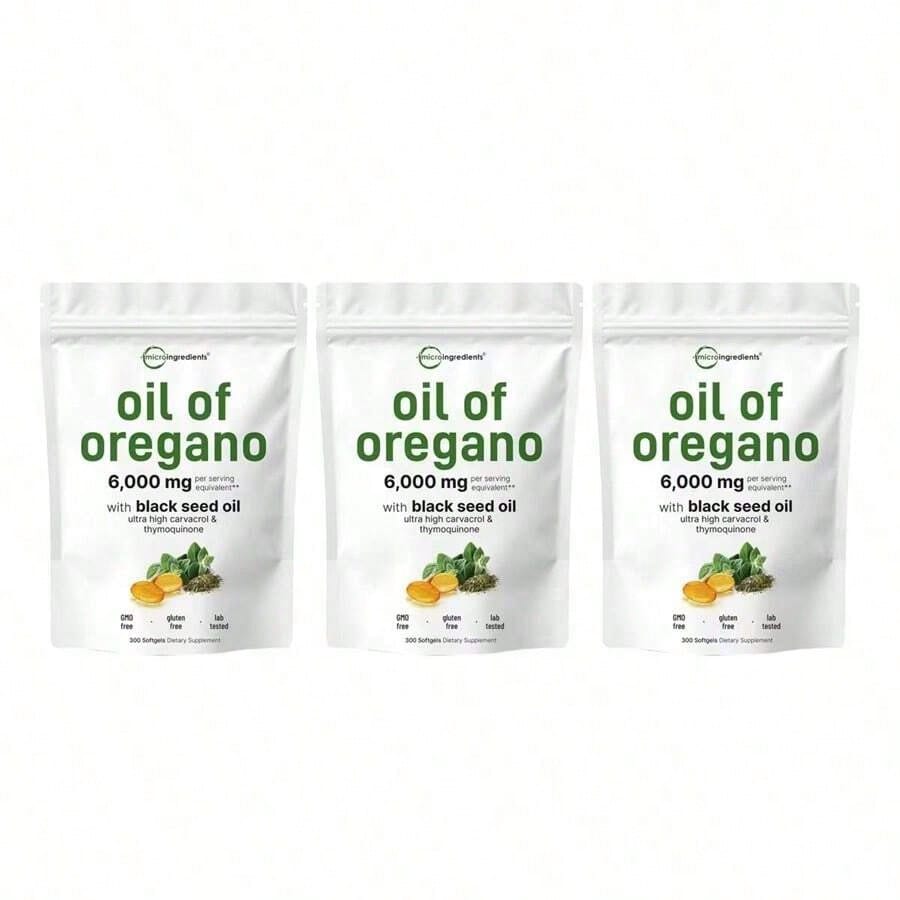 Miriyalyad Oregano Oil with Black Seed Oil Softgels