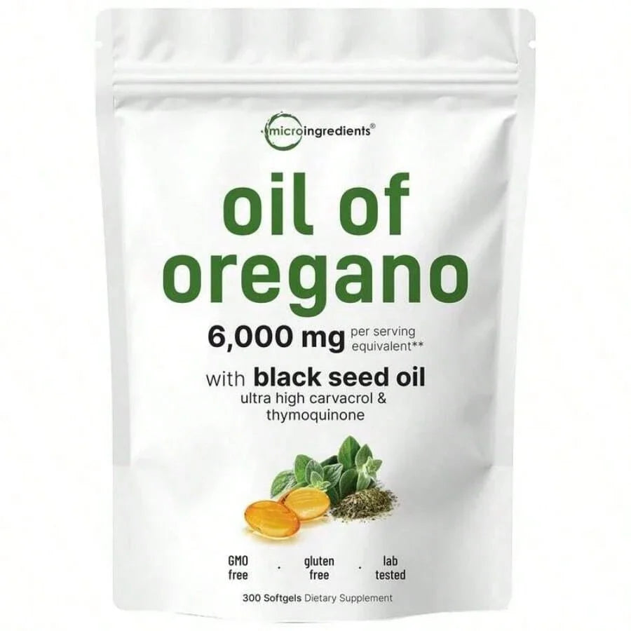 Miriyalyad Oregano Oil with Black Seed Oil Softgels