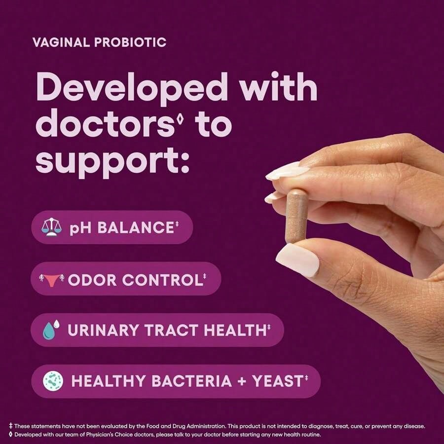 Physician's Choice Probiotics for Women – 6B CFU, 30 Capsules