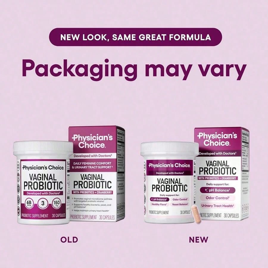 Physician's Choice Probiotics for Women – 6B CFU, 30 Capsules