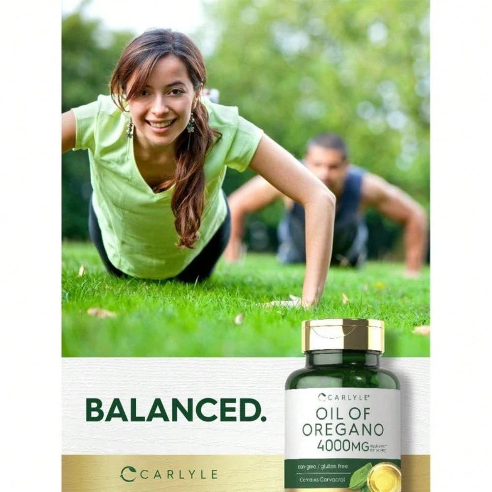 Carlyle Oregano Oil 4000mg – Carvacrol Softgels, 150 Count