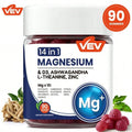 VEV DeepCalm Magnesium Complex Gummies – Ashwagandha & L-Theanine, 90ct