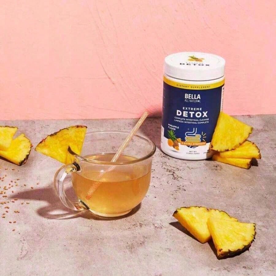 Bella Pineapple Colon Cleanse – High Fiber Detox Powder For Digestive Health & Gut Support| 400g| 40 Servings
