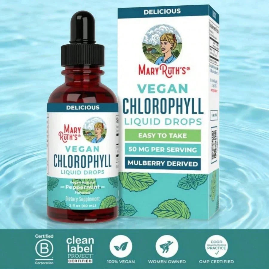 Mary Ruth's Daily Liquid Hair Formula| Blueberry Pomegranate| 16 FL Oz (473 ML)| Sugar-Free| With SesZenBio™| Supports Thicker Hair, Hair Health & Skin| Vegan