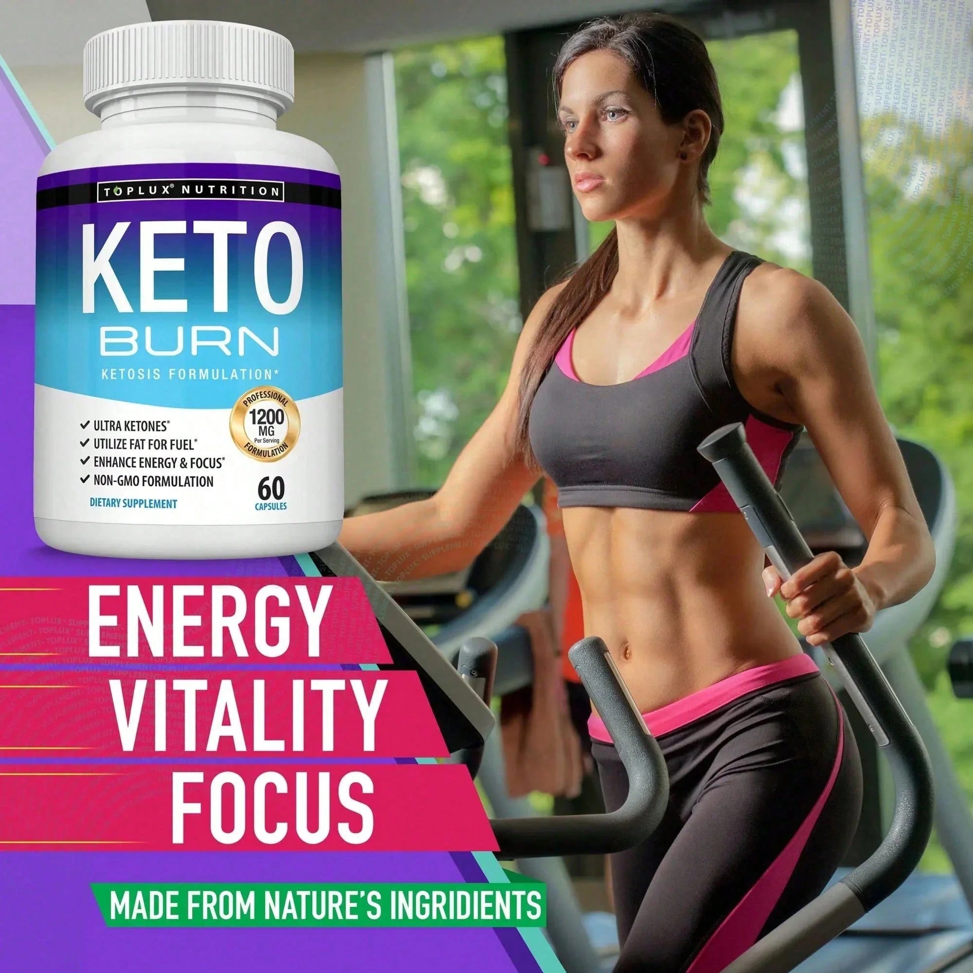 Keto Burn Pills - Ketogenic Supplement For Fat Burn & Energy Support