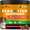 Beloved Pets Natural Skin & Coat Support + Multivitamin Complex Chicken Flavored Soft Chews For Dogs, 10-Oz